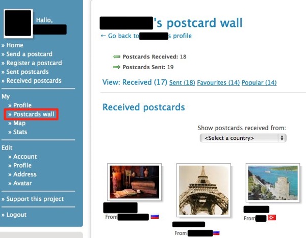 Gallery Received postcards  Page 1  Postcrossing